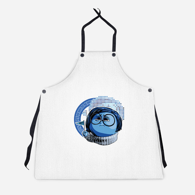 It's Ok Not To Be Ok-Unisex-Kitchen-Apron-panicking_bat