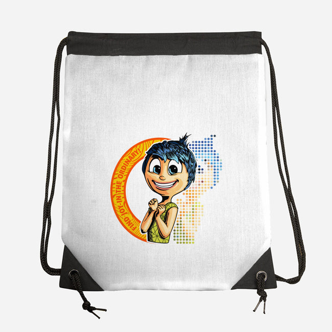 Find Joy-None-Drawstring-Bag-panicking_bat