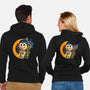 Find Joy-Unisex-Zip-Up-Sweatshirt-panicking_bat