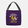 Sweet Dreams Are Made Of Cheese-None-Adjustable Tote-Bag-NemiMakeit