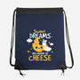 Sweet Dreams Are Made Of Cheese-None-Drawstring-Bag-NemiMakeit