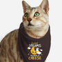 Sweet Dreams Are Made Of Cheese-Cat-Bandana-Pet Collar-NemiMakeit