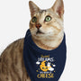 Sweet Dreams Are Made Of Cheese-Cat-Bandana-Pet Collar-NemiMakeit