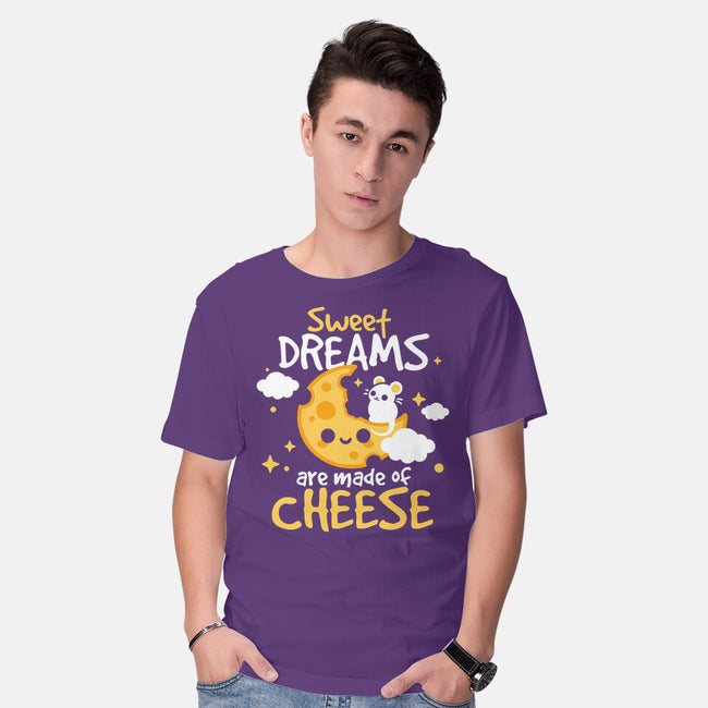 Sweet Dreams Are Made Of Cheese-Mens-Basic-Tee-NemiMakeit