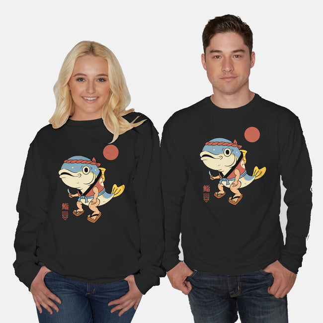 Tuna Sushi Sensei-Unisex-Crew Neck-Sweatshirt-vp021