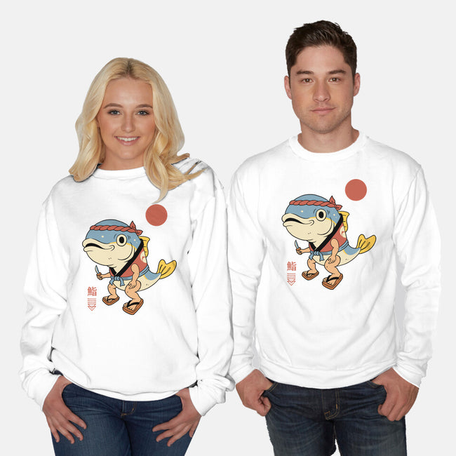 Tuna Sushi Sensei-Unisex-Crew Neck-Sweatshirt-vp021