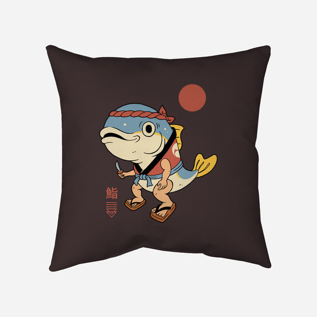 Tuna Sushi Sensei-None-Removable Cover-Throw Pillow-vp021