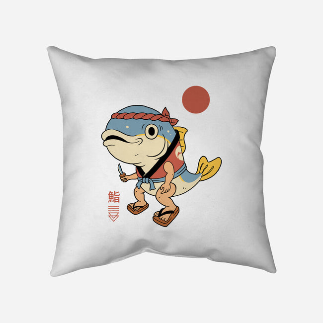 Tuna Sushi Sensei-None-Removable Cover-Throw Pillow-vp021