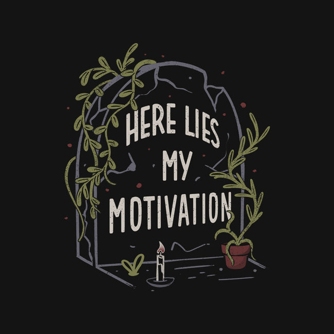 Here Lies My Motivation-Unisex-Basic-Tank-koalastudio