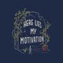 Here Lies My Motivation-Unisex-Kitchen-Apron-koalastudio