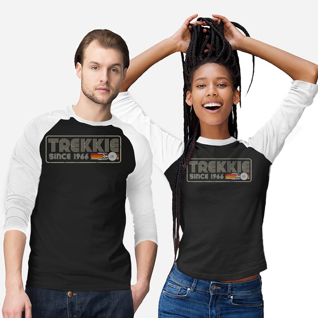 Trekkie Since 1966-Unisex-Baseball-Tee-DrMonekers