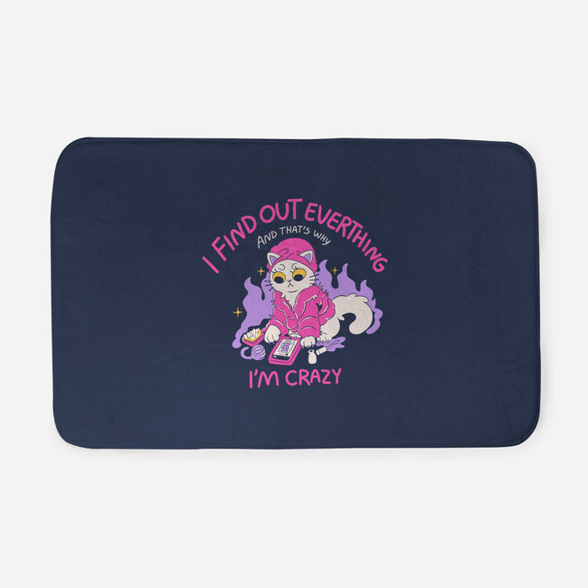 I Find Out Everything-None-Memory Foam-Bath Mat-yumie