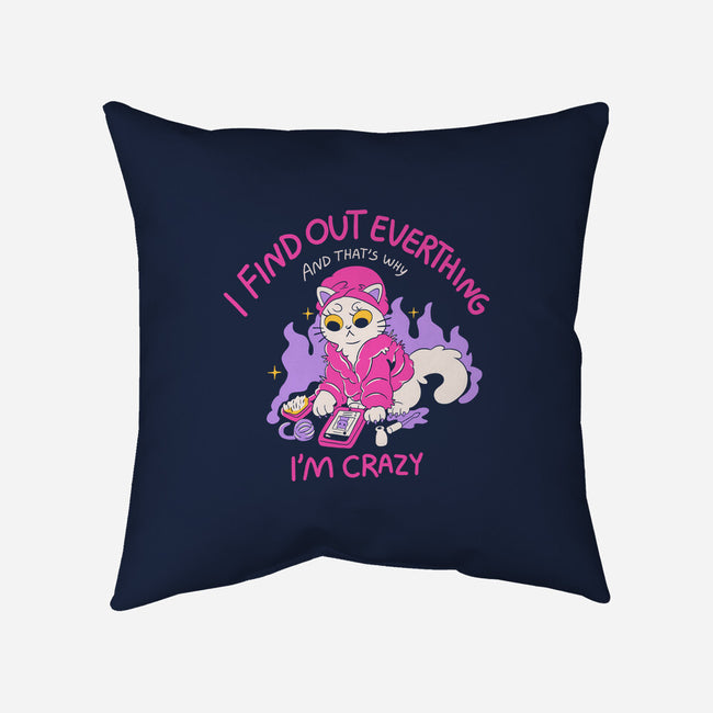 I Find Out Everything-None-Removable Cover w Insert-Throw Pillow-yumie