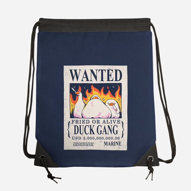 Duck Gang-None-Drawstring-Bag-yumie