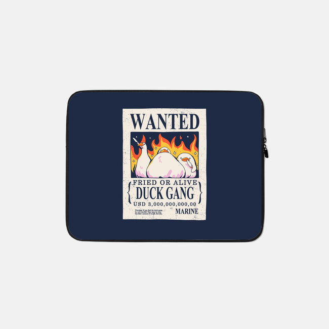 Duck Gang-None-Zippered-Laptop Sleeve-yumie