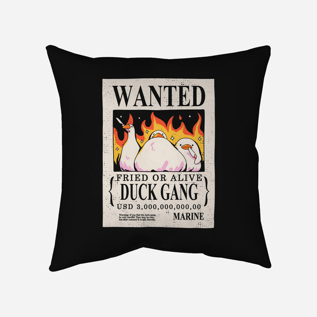 Duck Gang-None-Non-Removable Cover w Insert-Throw Pillow-yumie