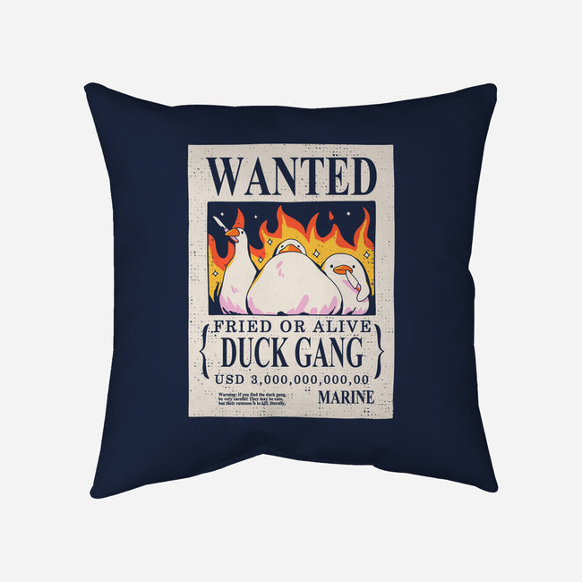 Duck Gang-None-Removable Cover-Throw Pillow-yumie