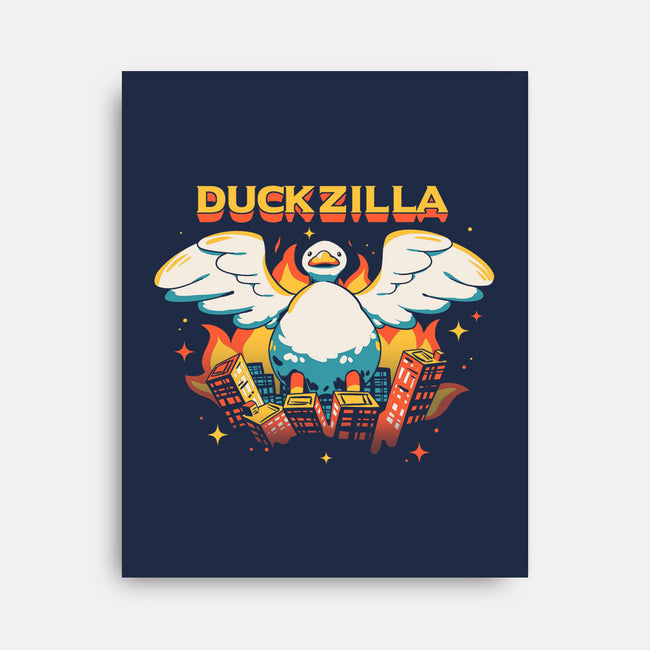 Duckzilla-None-Stretched-Canvas-yumie