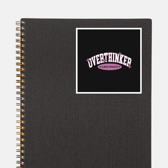 Overthinker-None-Glossy-Sticker-yumie