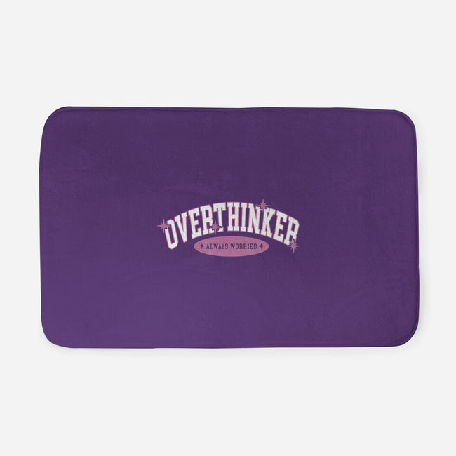 Overthinker-None-Memory Foam-Bath Mat-yumie