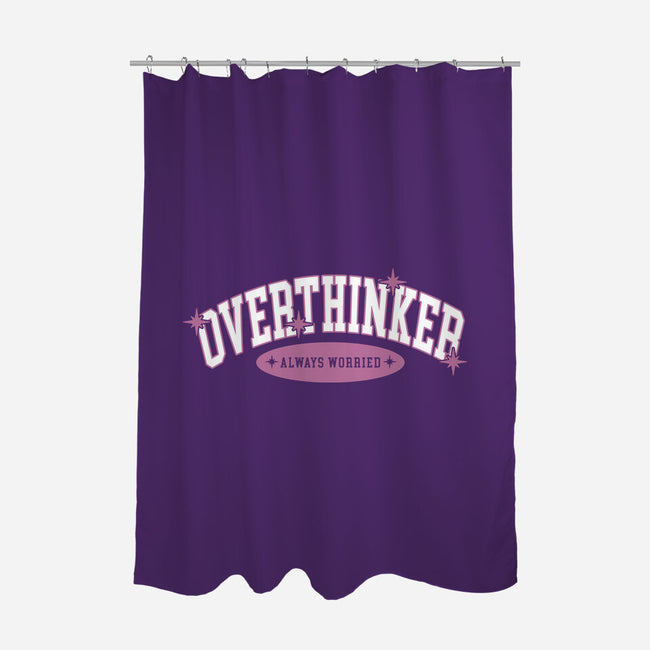 Overthinker-None-Polyester-Shower Curtain-yumie