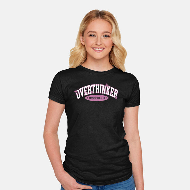 Overthinker-Womens-Fitted-Tee-yumie