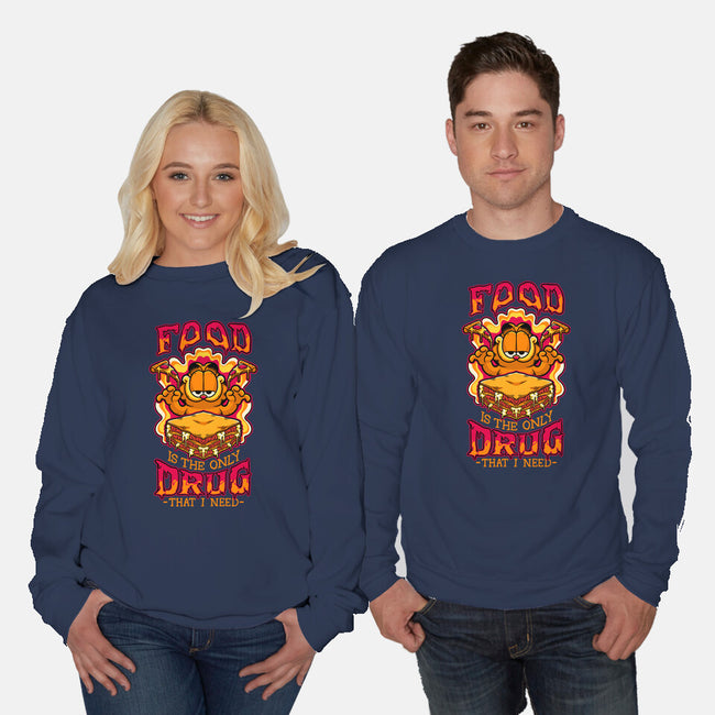 Comic Cat Trip-Unisex-Crew Neck-Sweatshirt-Studio Mootant