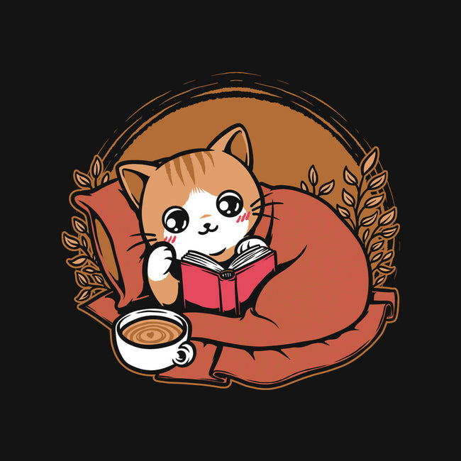 Comfy Cat Book-Unisex-Basic-Tee-Studio Mootant