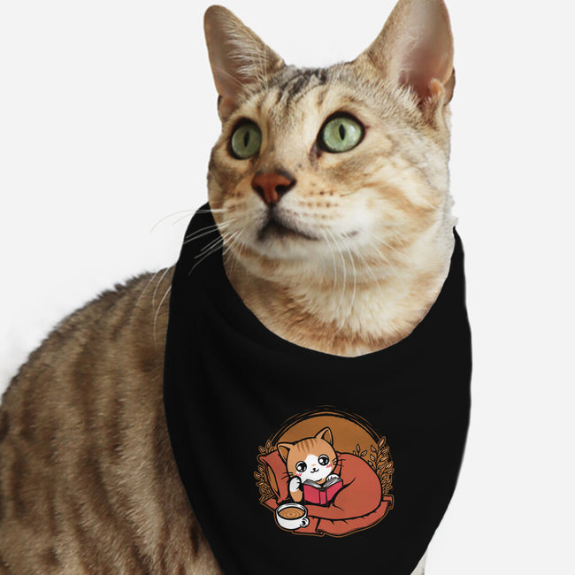 Comfy Cat Book-Cat-Bandana-Pet Collar-Studio Mootant