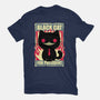 Black Cat For President-Youth-Basic-Tee-Studio Mootant