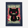 Black Cat For President-None-Outdoor-Rug-Studio Mootant