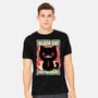 Black Cat For President-Mens-Heavyweight-Tee-Studio Mootant