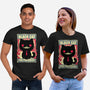 Black Cat For President-Unisex-Basic-Tee-Studio Mootant