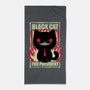 Black Cat For President-None-Beach-Towel-Studio Mootant