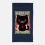 Black Cat For President-None-Beach-Towel-Studio Mootant