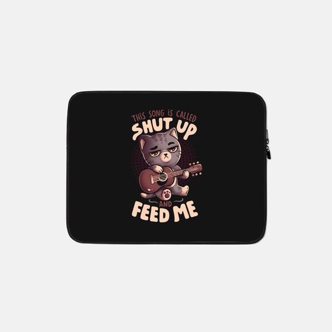 Feed Me Cat Song-None-Zippered-Laptop Sleeve-eduely