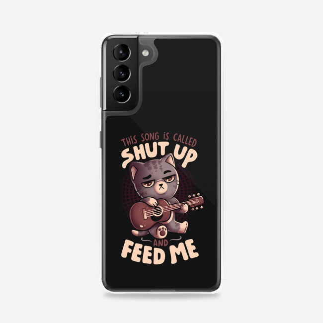 Feed Me Cat Song-Samsung-Snap-Phone Case-eduely