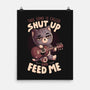 Feed Me Cat Song-None-Matte-Poster-eduely