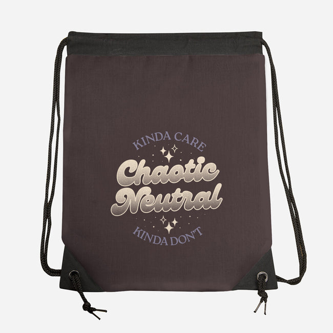 Kinda Care Kinda Don't-None-Drawstring-Bag-koalastudio