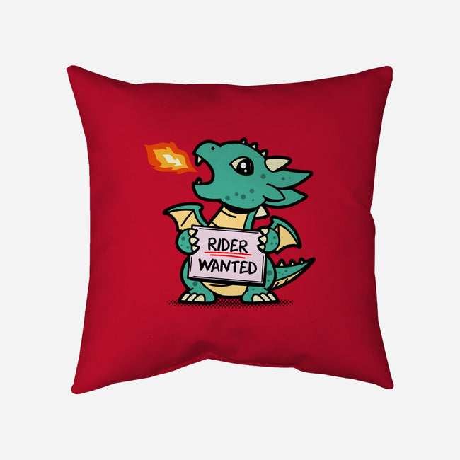 Rider Wanted-None-Removable Cover w Insert-Throw Pillow-Boggs Nicolas