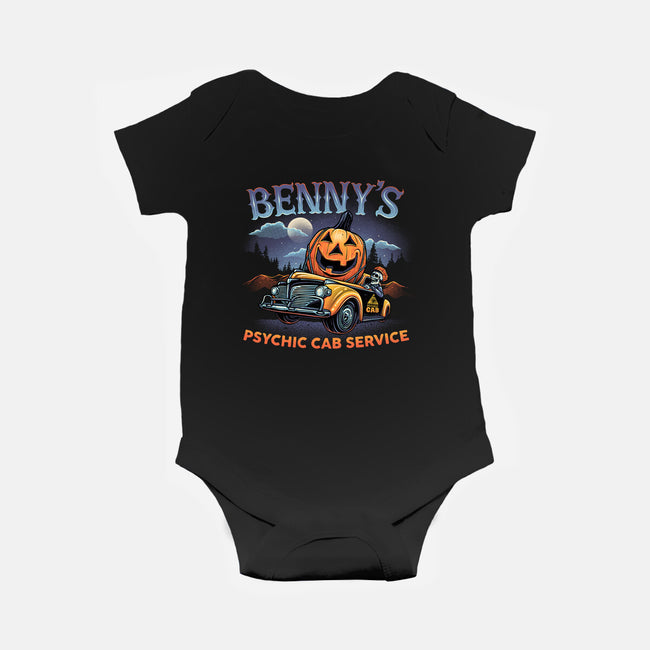 Psychic Cab Service-Baby-Basic-Onesie-glitchygorilla