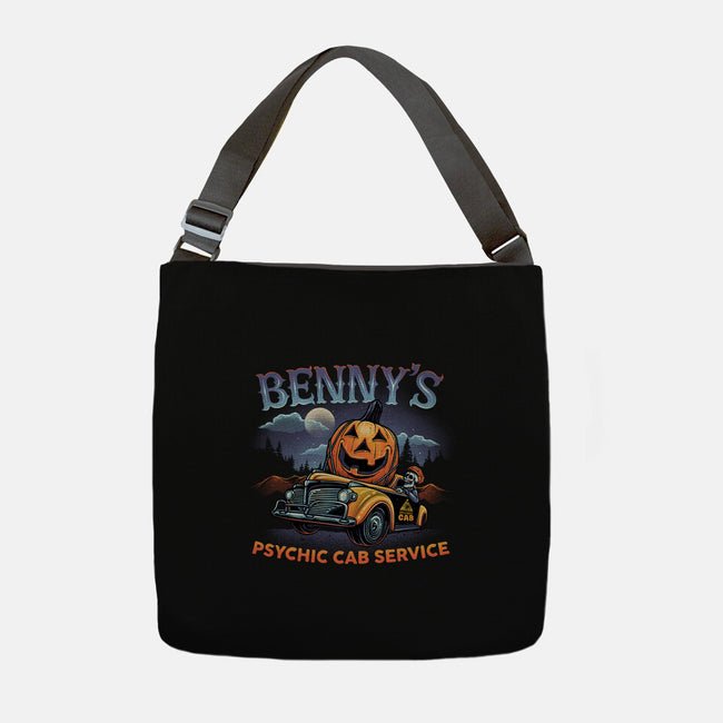 Psychic Cab Service-None-Adjustable Tote-Bag-glitchygorilla