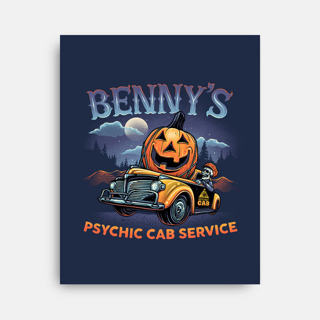 Psychic Cab Service-None-Stretched-Canvas-glitchygorilla