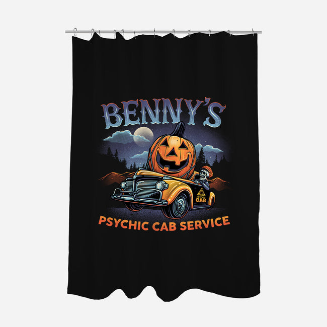 Psychic Cab Service-None-Polyester-Shower Curtain-glitchygorilla