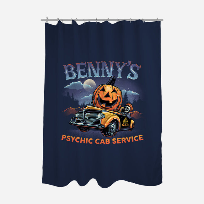 Psychic Cab Service-None-Polyester-Shower Curtain-glitchygorilla