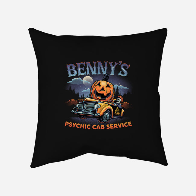 Psychic Cab Service-None-Non-Removable Cover w Insert-Throw Pillow-glitchygorilla