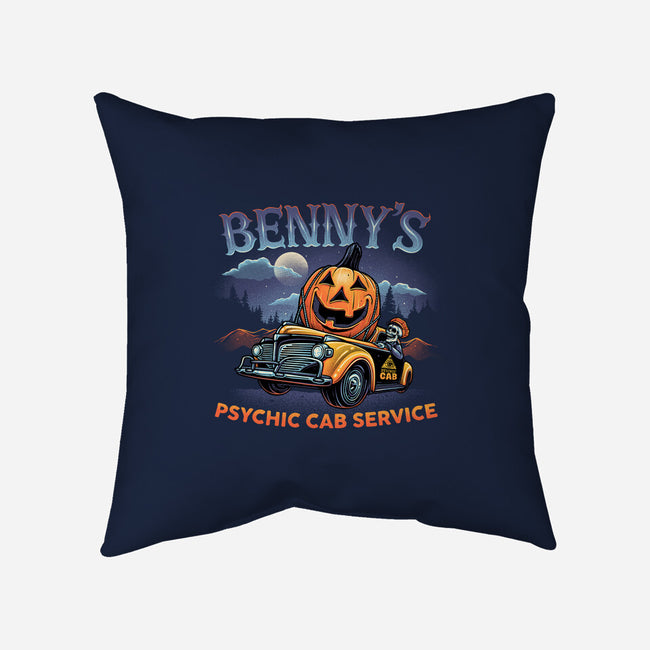 Psychic Cab Service-None-Non-Removable Cover w Insert-Throw Pillow-glitchygorilla