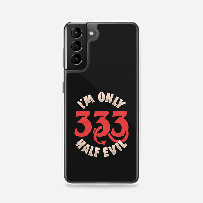 I'm Only 333 Half Evil-Samsung-Snap-Phone Case-koalastudio