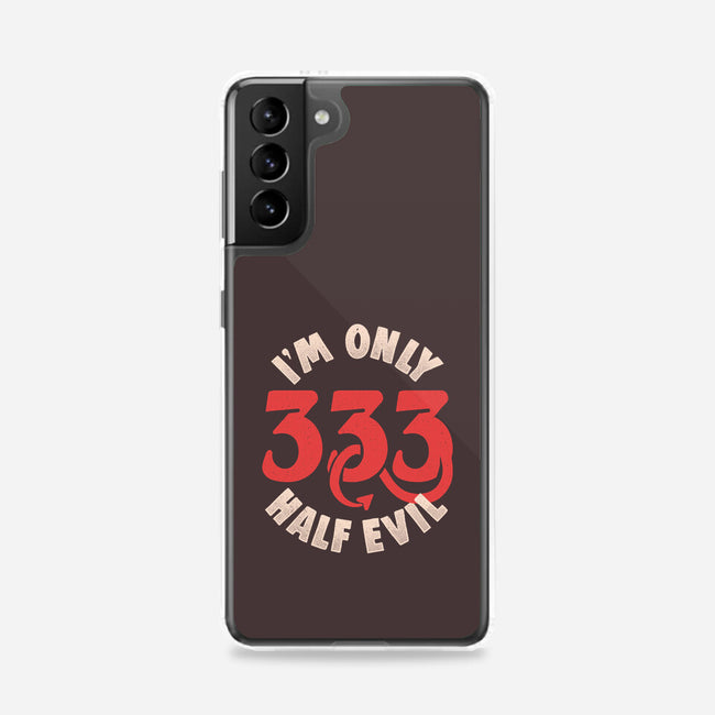 I'm Only 333 Half Evil-Samsung-Snap-Phone Case-koalastudio