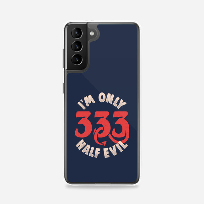 I'm Only 333 Half Evil-Samsung-Snap-Phone Case-koalastudio